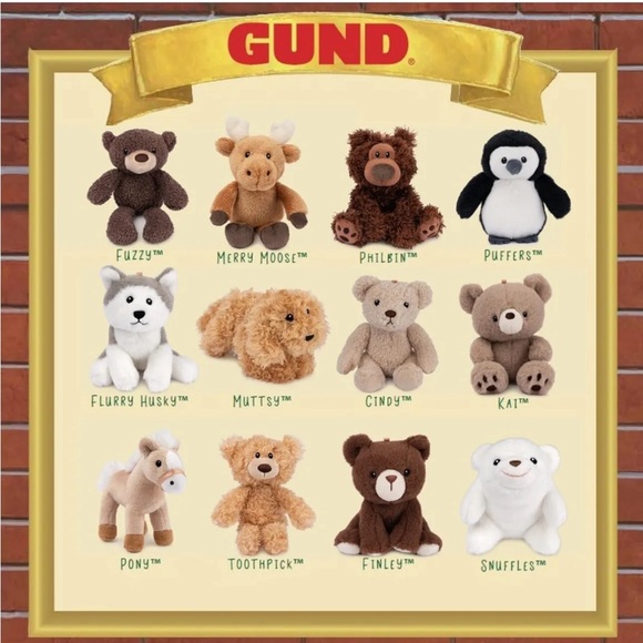 1 BRAND NEW GUND MINI CINDY PLUSH BEAR ORNAMENT TOY APPROX 4” PRICE FIRM - Picture 13 of 15